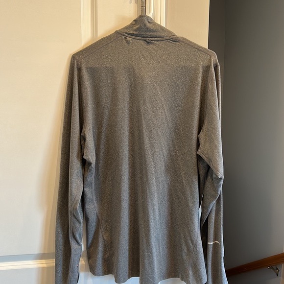 Gray Nike Dri-Fit 1/4 Zip Pullover - Picture 3 of 4